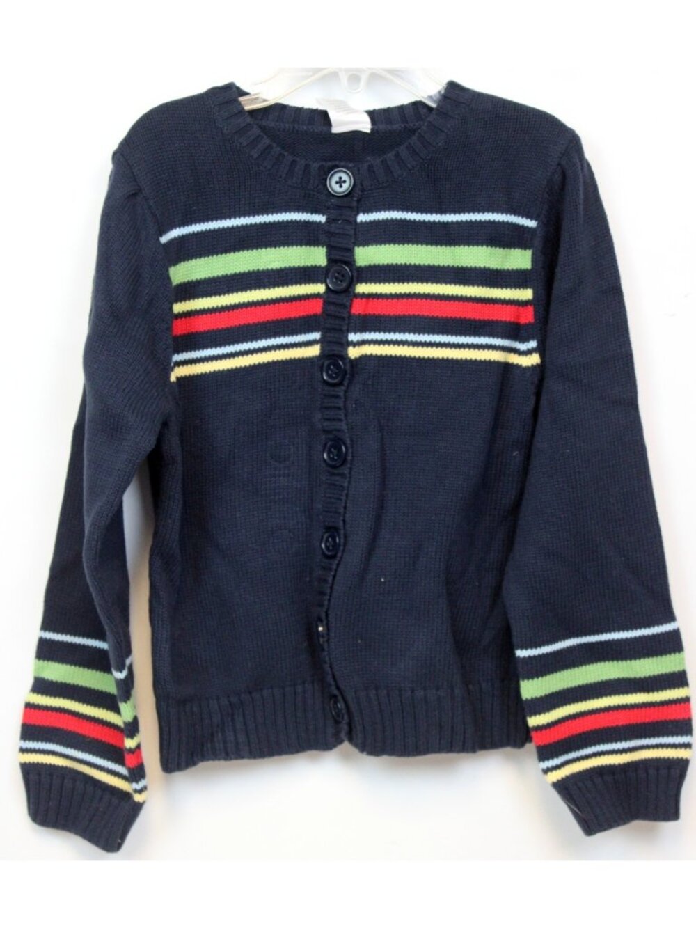 2006 Gymboree Wish You Were Here Striped Cardigan Sweater sz 8 Sweater Spring